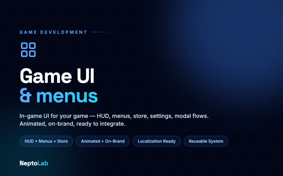 Game UI & menus