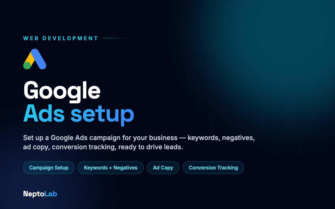 Google Ads setup