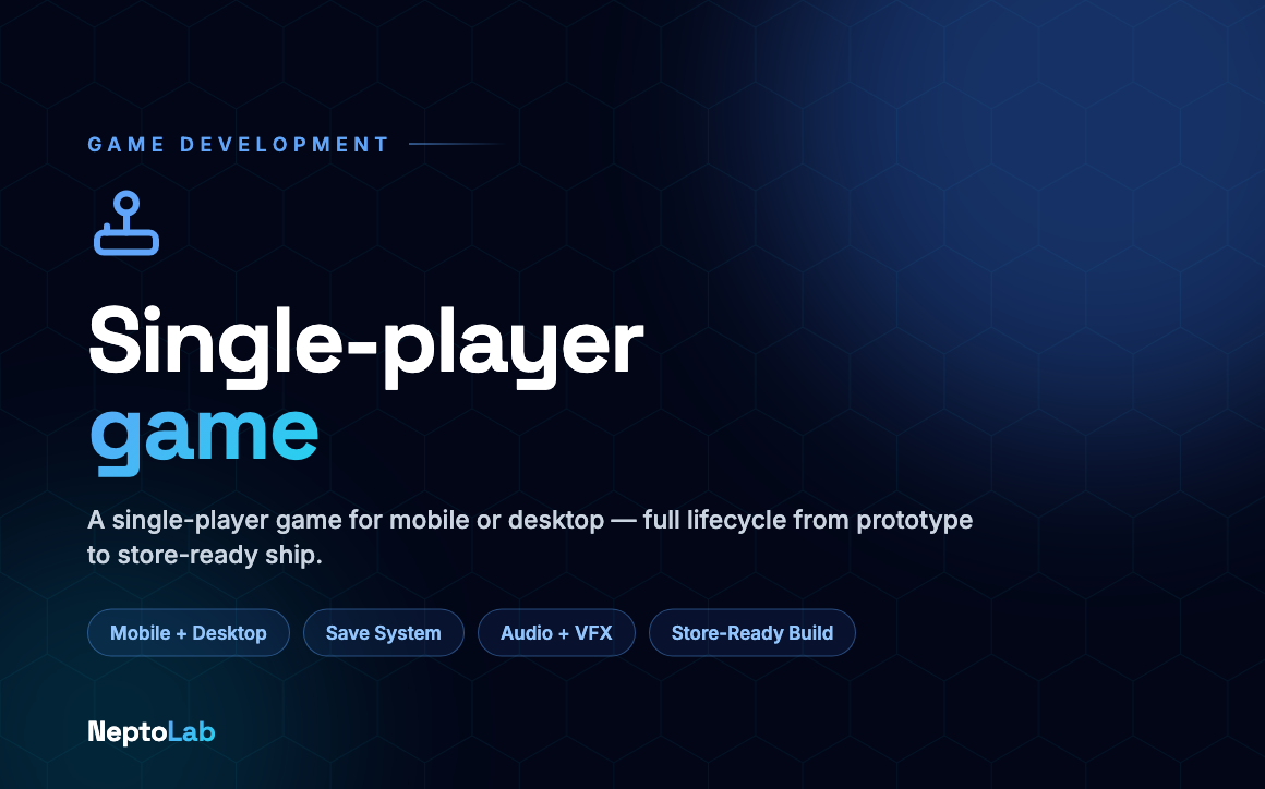 Single-player game